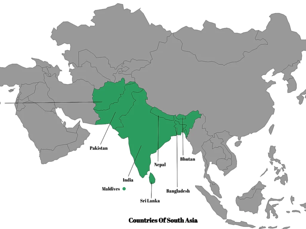 Location of Sri Lanka